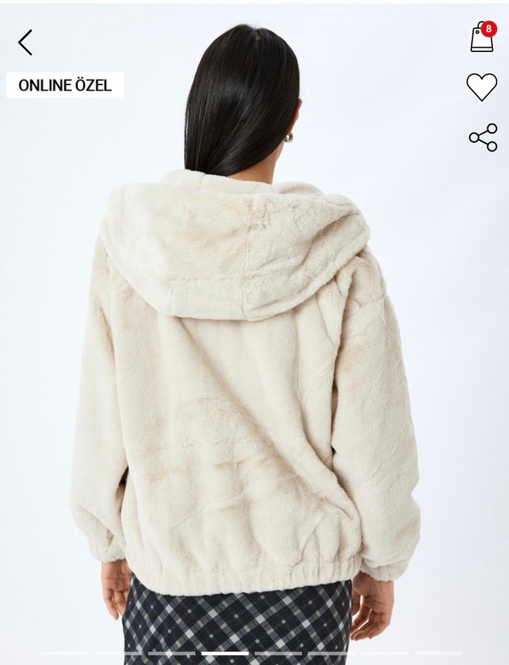 Peluş mont - Görsel 2