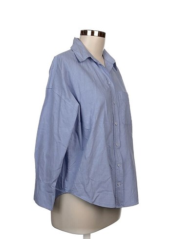 Mavi Uzun Kollu Gömlek - Görsel 2