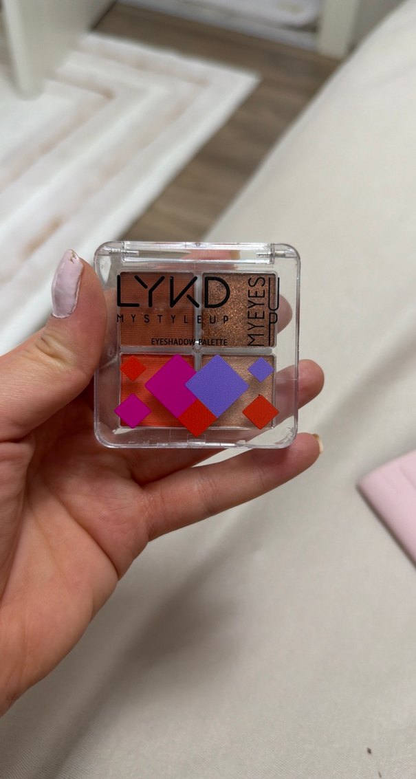 Dört Renkli Işıltılı Göz Farı Paleti - Görsel 3