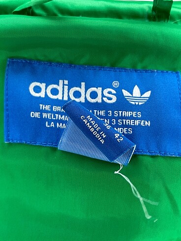 36 Beden yeşil Renk Adidas Mont %70 İndirimli.