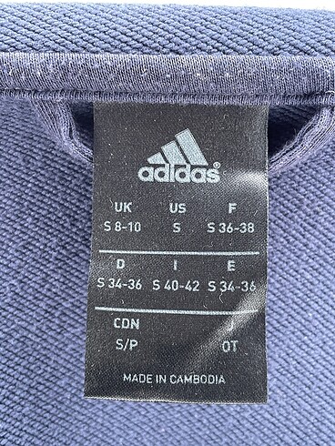 s Beden lacivert Renk Adidas Hırka %70 İndirimli.