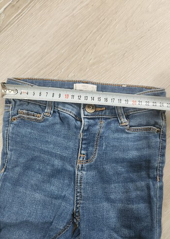 Mavi Düz Kesim Denim Pantolon - Görsel 4