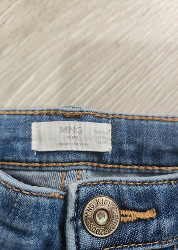 Mavi Düz Kesim Denim Pantolon - Görsel 3