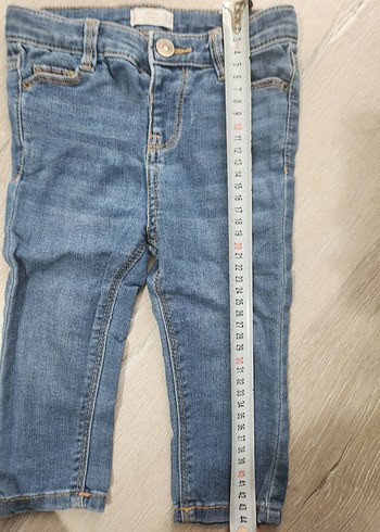 Mavi Düz Kesim Denim Pantolon - Görsel 5