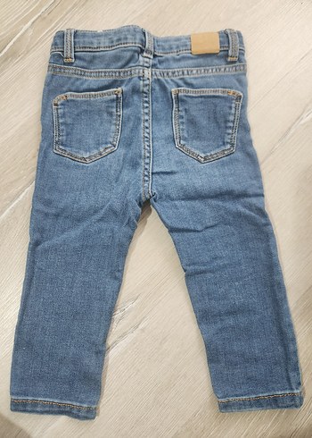 Mavi Düz Kesim Denim Pantolon - Görsel 2