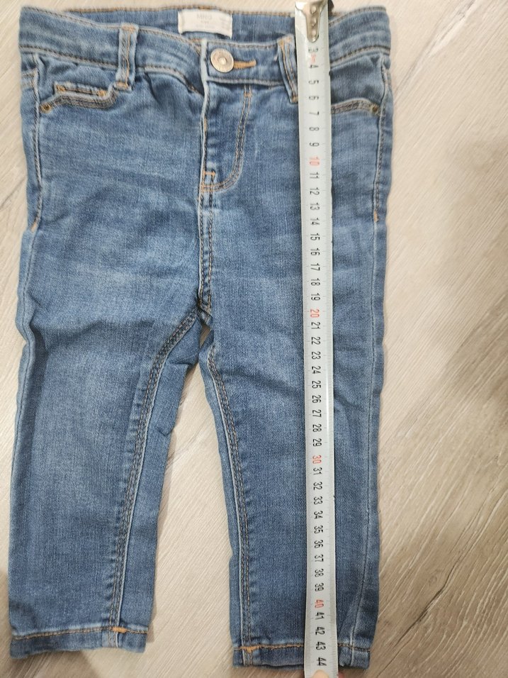 Mavi Düz Kesim Denim Pantolon - Görsel 5