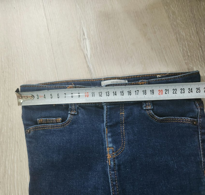 Kiz Bebek Basic Mavi Denim Pantolon - Görsel 4