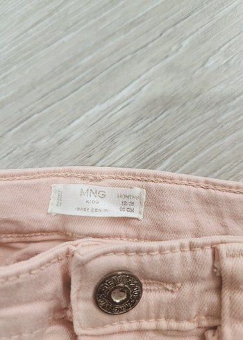 Kız Çocuk Bej Pamuklu Fırfırlı Pantolon - Görsel 3