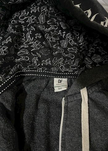 Streetwear Pislick Ecko Y2k gri fermuarlı hırka - Görsel 2
