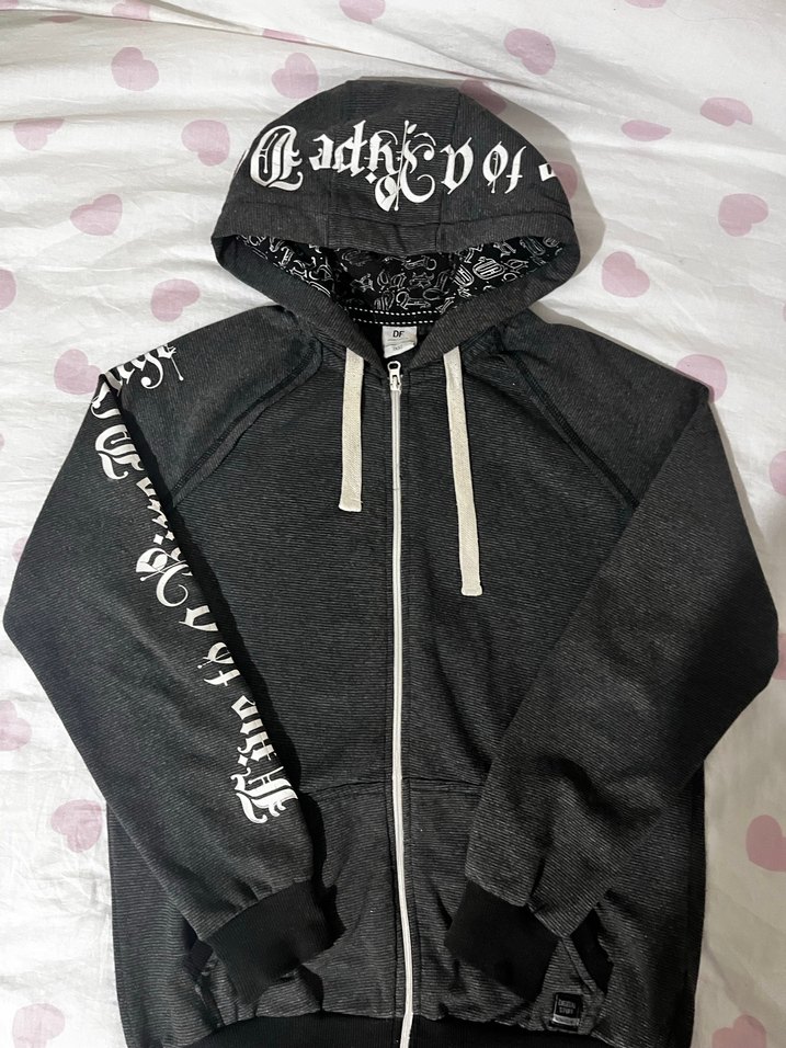 Streetwear Pislick Ecko Y2k gri fermuarlı hırka - Görsel 5