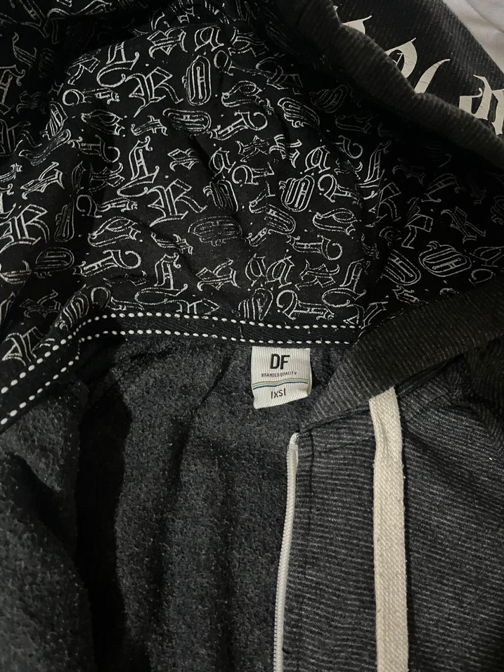 Streetwear Pislick Ecko Y2k gri fermuarlı hırka - Görsel 2