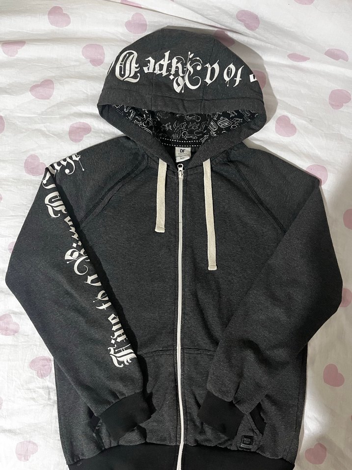 Streetwear Pislick Ecko Y2k gri fermuarlı hırka - Görsel 3