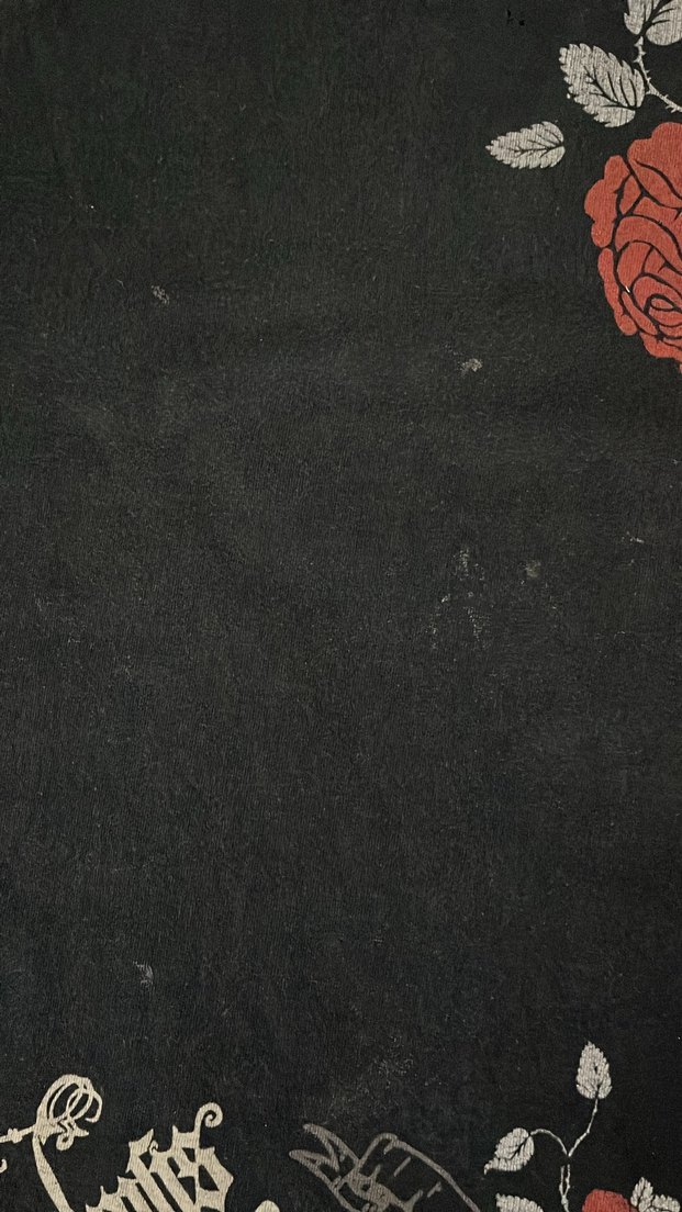 Siyah Baskılı vinatge koleksiyon Tişört - Görsel 4