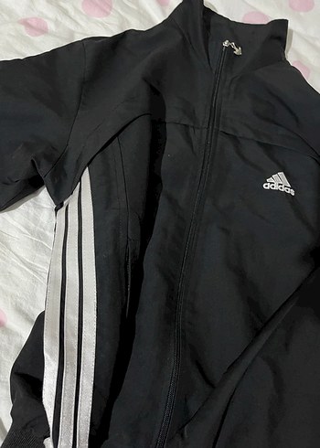 Siyah Adidas Fermuarlı Ceket - Görsel 6
