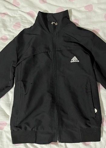 Siyah Adidas Fermuarlı Ceket - Görsel 2