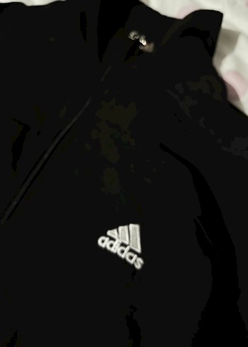 Siyah Adidas Fermuarlı Ceket - Görsel 4