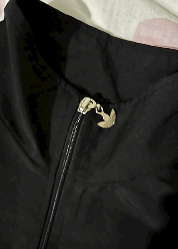 Siyah Adidas Fermuarlı Ceket - Görsel 5