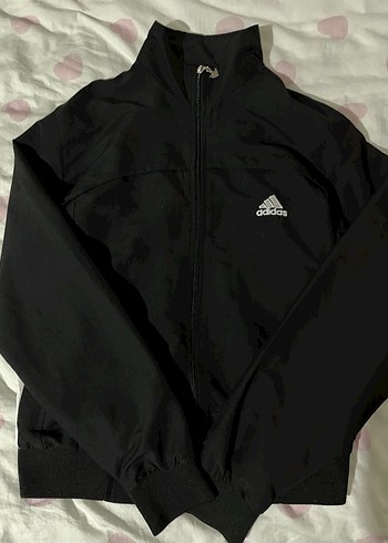 Siyah Adidas Fermuarlı Ceket - Görsel 3
