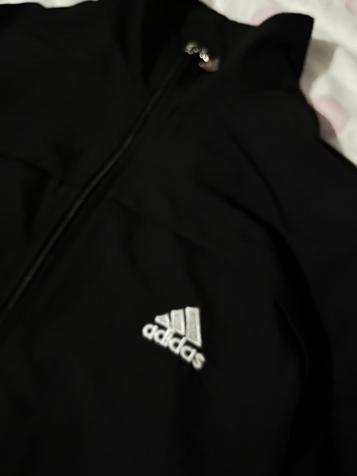 Siyah Adidas Fermuarlı Ceket - Görsel 4