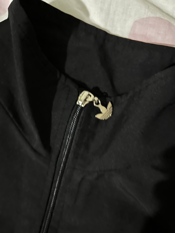 Siyah Adidas Fermuarlı Ceket - Görsel 5