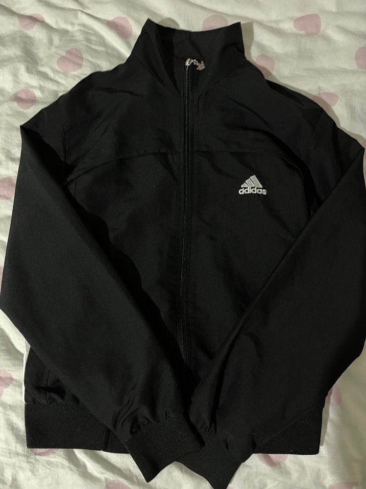 Siyah Adidas Fermuarlı Ceket - Görsel 3