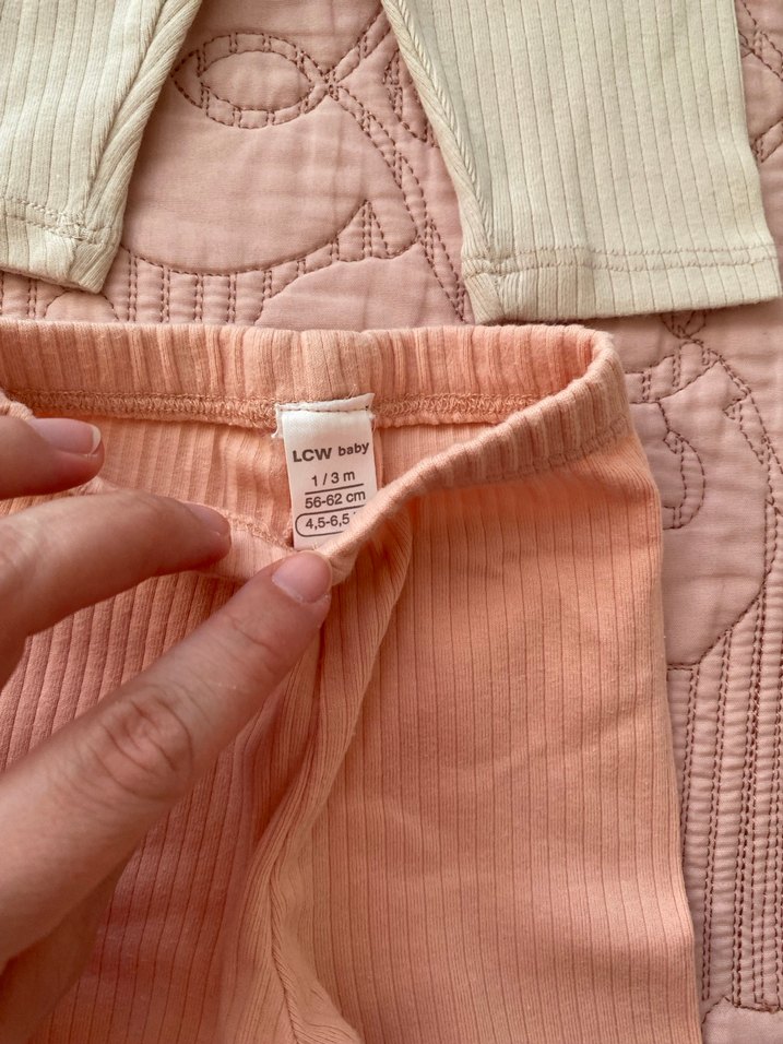 LCW Baby Bej Bebek İçlik 1-3 Ay - Görsel 2
