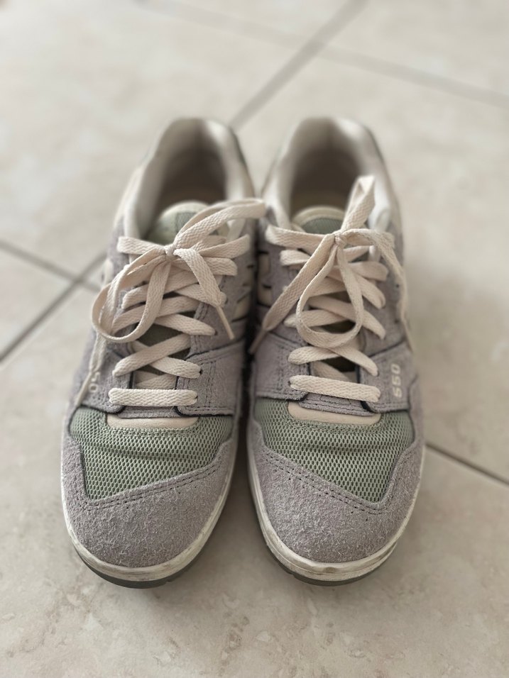 Gri New Balance Platform Spor Ayakkabı - Görsel 3