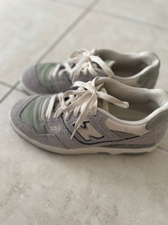 Gri New Balance Platform Spor Ayakkabı - Görsel 4