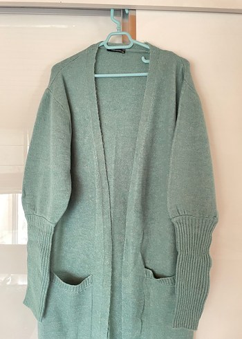 Uzun, Salaş Kesim, Cepli Kadın Hırka - Görsel 3