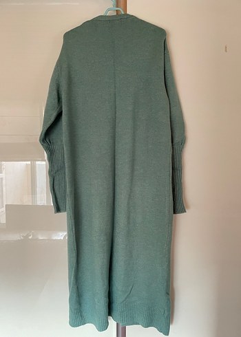 Uzun, Salaş Kesim, Cepli Kadın Hırka - Görsel 5