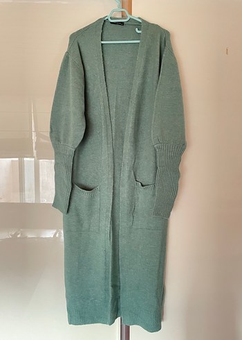 Uzun, Salaş Kesim, Cepli Kadın Hırka - Görsel 2