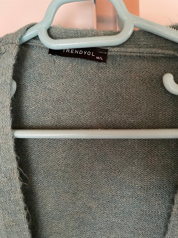 Uzun, Salaş Kesim, Cepli Kadın Hırka - Görsel 4