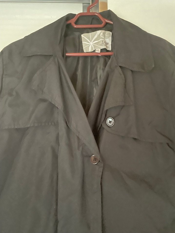 Siyah Midi Kadın Trençkot - Görsel 2