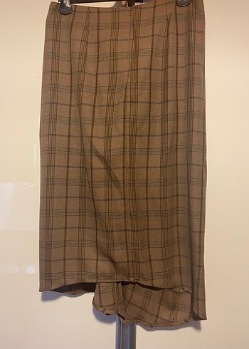 Drapeli Midi Kadın Etek - Görsel 3