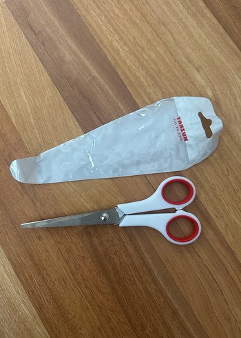 Beyaz Saplı Gri Uçlu Makas orta boy