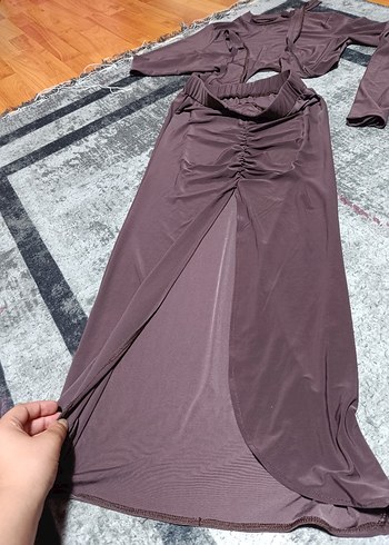 s Beden mor Renk Uzun Kol Drapeli takım