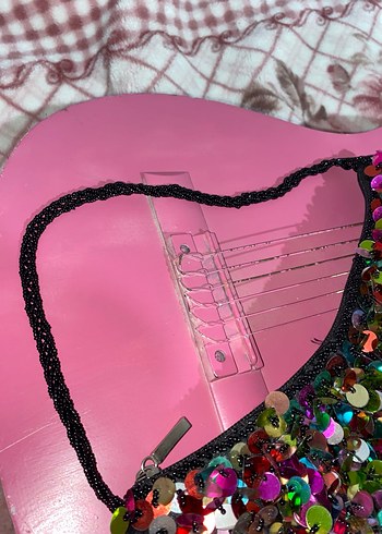 Renkli Payetli Kadın Çanta - Görsel 3