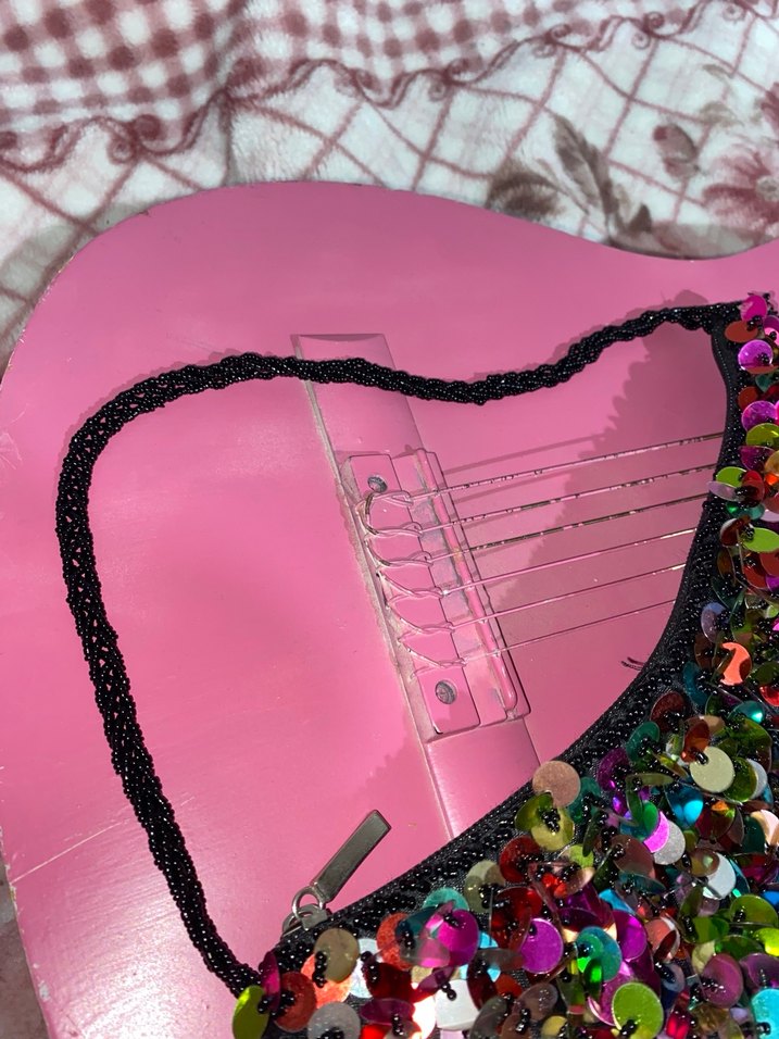 Renkli Payetli Kadın Çanta - Görsel 3