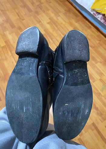 Tokalı Siyah Deri Biker Bot - Görsel 5