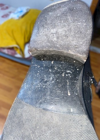 Tokalı Siyah Deri Biker Bot - Görsel 8