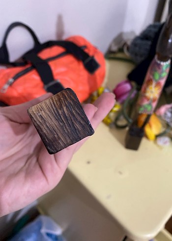 Renkli Desenli Ahşap Figür - Görsel 4