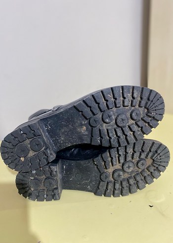 Hakiki Deri Siyah Tokalı Topuklu Kadın Bot - Görsel 9