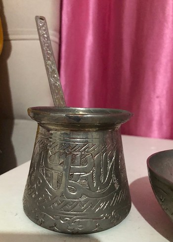 Beden Klasik Metal Çaydanlık, Kase ve Sürahi Seti