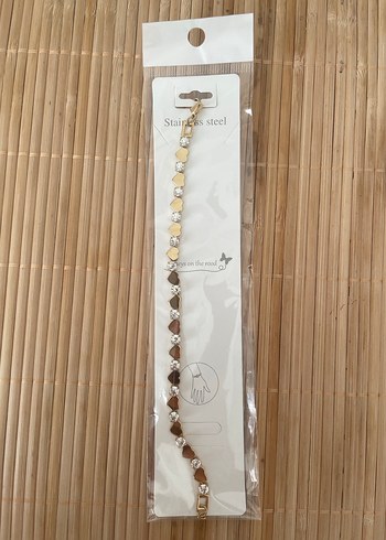 Kalp ve taşlı bileklik - Görsel 2