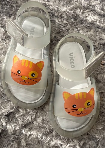 Vicco Işıklı Bebek Cırtcırtlı Sandalet - Görsel 2