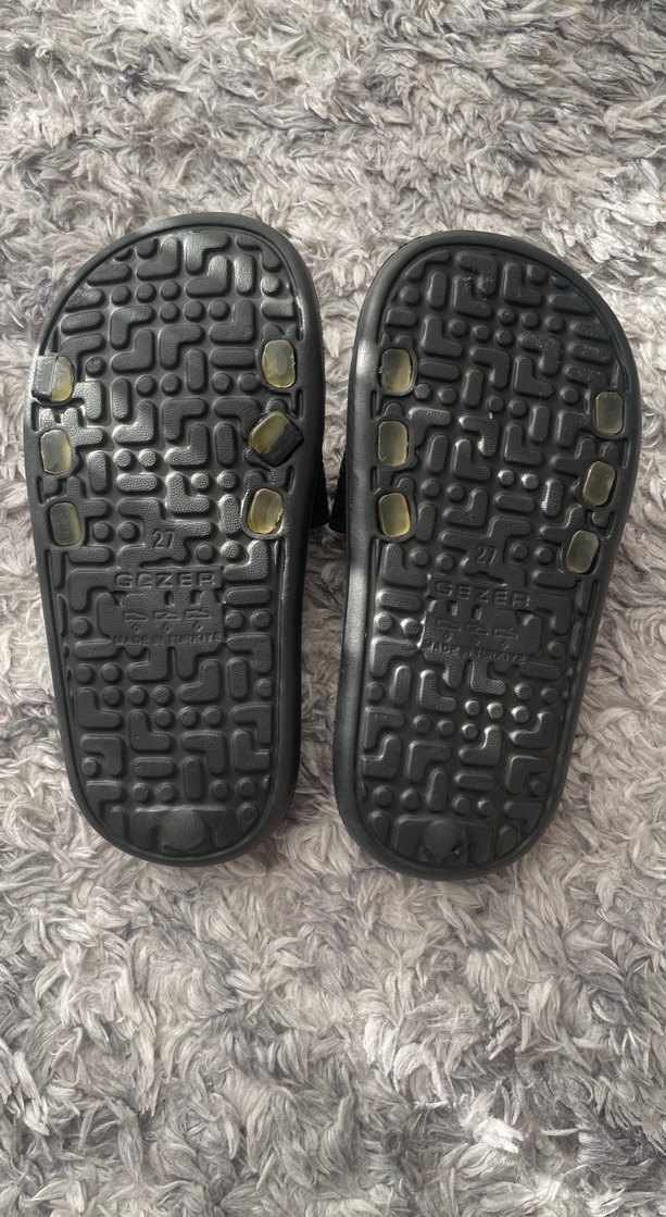 Gezer Siyah Erkek Çocuk Terlik - Görsel 4