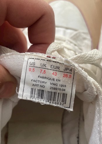 Converse all star beyaz ayakkabı - Görsel 5