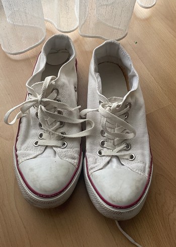 Converse all star beyaz ayakkabı - Görsel 2