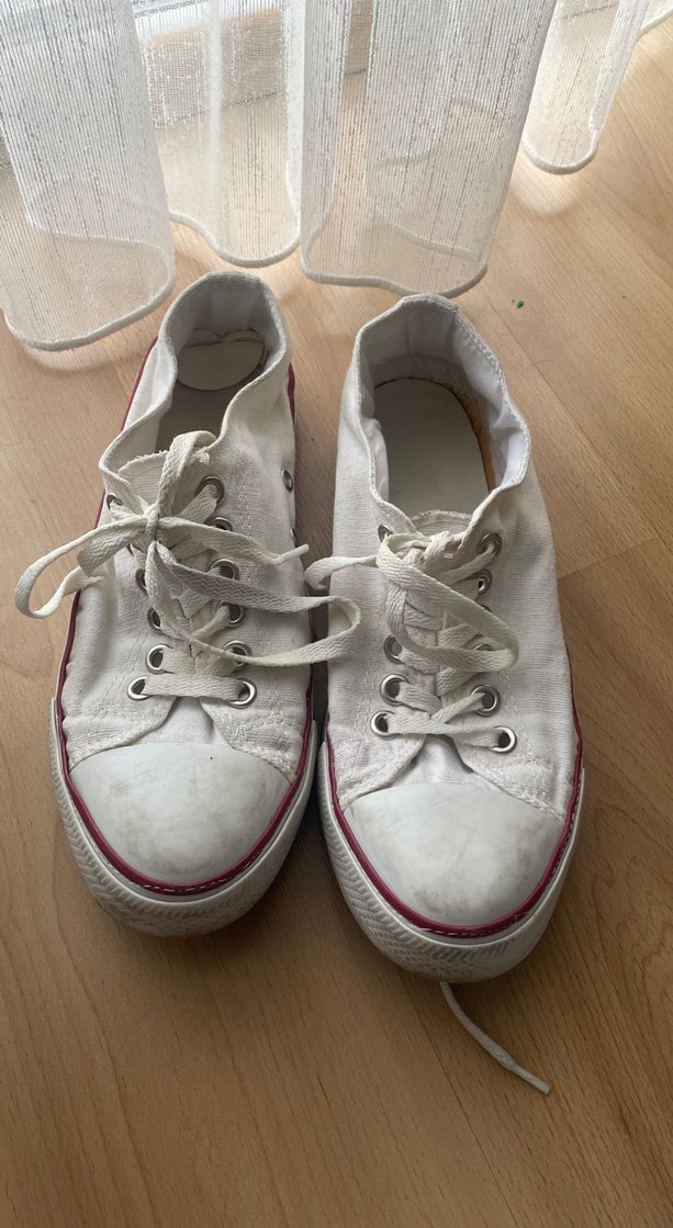 Converse all star beyaz ayakkabı - Görsel 2