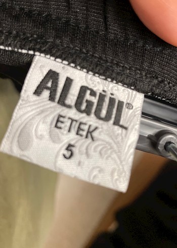 diğer Beden Siyah Uzun Dökümlü etek